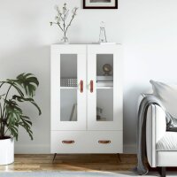 vidaXL Highboard Weiß 69,5x31x115 cm Holzwerkstoff