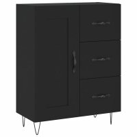 vidaXL Sideboard Schwarz 69,5x34x90 cm Holzwerkstoff