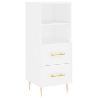 vidaXL Sideboard Weiß 34,5x34x90 cm Holzwerkstoff