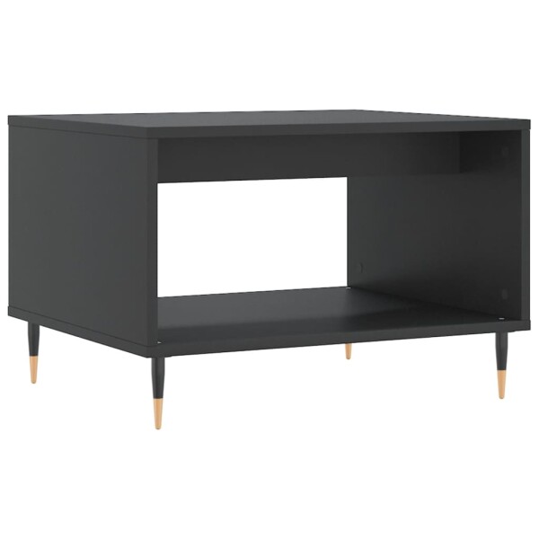 vidaXL Couchtisch Schwarz 60x50x40 cm Holzwerkstoff