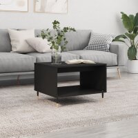 vidaXL Couchtisch Schwarz 60x50x40 cm Holzwerkstoff