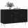 vidaXL Sideboard Schwarz 100x36x60 cm Holzwerkstoff