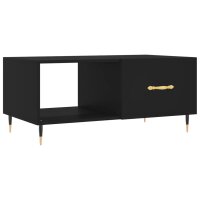 vidaXL Couchtisch Schwarz 90x50x40 cm Holzwerkstoff