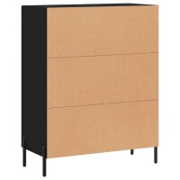 vidaXL Sideboard Schwarz 69,5x34x90 cm Holzwerkstoff