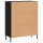 vidaXL Sideboard Schwarz 69,5x34x90 cm Holzwerkstoff