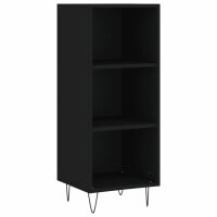 vidaXL Sideboard Schwarz 34,5x32,5x90 cm Holzwerkstoff