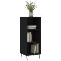 vidaXL Sideboard Schwarz 34,5x32,5x90 cm Holzwerkstoff