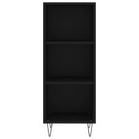 vidaXL Sideboard Schwarz 34,5x32,5x90 cm Holzwerkstoff