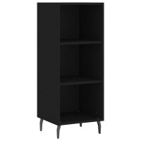 vidaXL Sideboard Schwarz 34,5x32,5x90 cm Holzwerkstoff