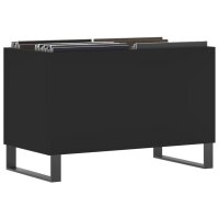 vidaXL Plattenschrank Schwarz 74,5x38x48 cm Holzwerkstoff