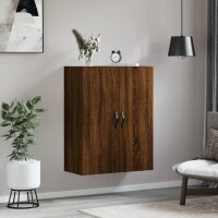 vidaXL Wandschrank Braun Eichen-Optik 69,5x34x90 cm Holzwerkstoff