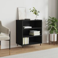 vidaXL Sideboard Schwarz 57x35x70 cm Holzwerkstoff