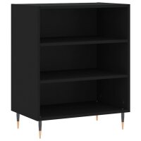 vidaXL Sideboard Schwarz 57x35x70 cm Holzwerkstoff