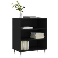 vidaXL Sideboard Schwarz 57x35x70 cm Holzwerkstoff