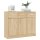 vidaXL Sideboard Sonoma-Eiche 91x28x75 cm Holzwerkstoff