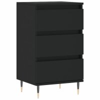 vidaXL Sideboard Schwarz 40x35x70 cm Holzwerkstoff