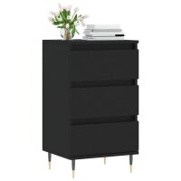 vidaXL Sideboard Schwarz 40x35x70 cm Holzwerkstoff