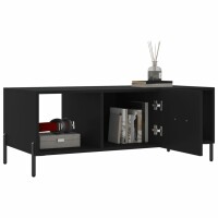 vidaXL Couchtisch Schwarz 102x50x40 cm Holzwerkstoff