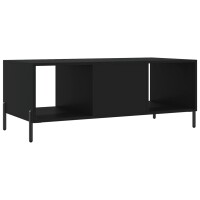 vidaXL Couchtisch Schwarz 102x50x40 cm Holzwerkstoff