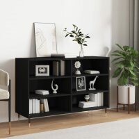 vidaXL Sideboard Schwarz 103,5x35x70 cm Holzwerkstoff