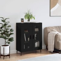 vidaXL Sideboard Schwarz 69,5x34x90 cm Holzwerkstoff