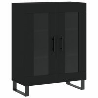 vidaXL Sideboard Schwarz 69,5x34x90 cm Holzwerkstoff