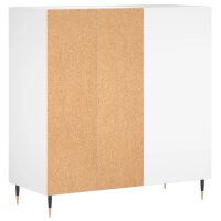 vidaXL Plattenschrank Wei&szlig; 84,5x38x89 cm Holzwerkstoff