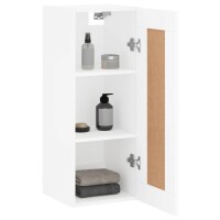 vidaXL Wandschrank Wei&szlig; 34,5x34x90 cm Holzwerkstoff