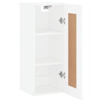 vidaXL Wandschrank Wei&szlig; 34,5x34x90 cm Holzwerkstoff