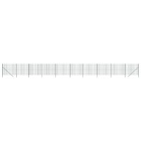 vidaXL Maschendrahtzaun Grün 1,8x25 m Verzinkter Stahl