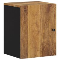 vidaXL Bad-Wandschrank 38x33x48 cm Massivholz Mango