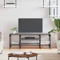 vidaXL TV-Schrank Grau Sonoma 121x35x45 cm Holzwerkstoff...