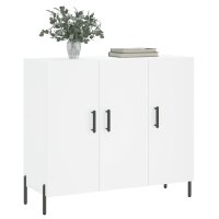 vidaXL Sideboard Wei&szlig; 90x34x80 cm Holzwerkstoff