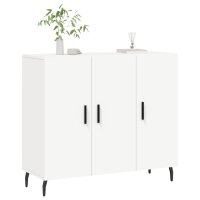 vidaXL Sideboard Wei&szlig; 90x34x80 cm Holzwerkstoff