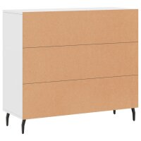 vidaXL Sideboard Wei&szlig; 90x34x80 cm Holzwerkstoff