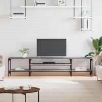 vidaXL TV-Schrank Grau Sonoma 201x35x45 cm Holzwerkstoff...