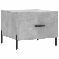 vidaXL Couchtische 2 Stk. Betongrau 50x50x40 cm Holzwerkstoff