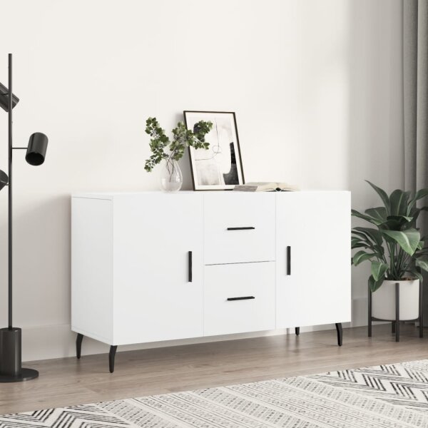 vidaXL Sideboard Wei&szlig; 100x36x60 cm Holzwerkstoff