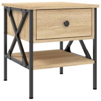 vidaXL Nachttisch Sonoma-Eiche 40x42x45 cm Holzwerkstoff