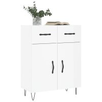 vidaXL Sideboard Hochglanz-Wei&szlig; 69,5x34x90 cm Holzwerkstoff