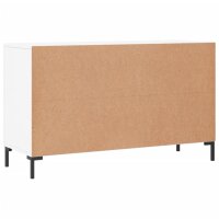 vidaXL Sideboard Hochglanz-Wei&szlig; 100x36x60 cm Holzwerkstoff