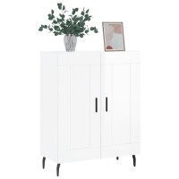 vidaXL Sideboard Hochglanz-Wei&szlig; 69,5x34x90 cm Holzwerkstoff