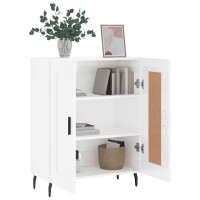 vidaXL Sideboard Hochglanz-Wei&szlig; 69,5x34x90 cm Holzwerkstoff