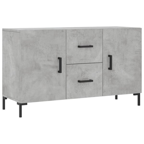 vidaXL Sideboard Betongrau 100x36x60 cm Holzwerkstoff