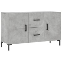 vidaXL Sideboard Betongrau 100x36x60 cm Holzwerkstoff