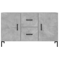 vidaXL Sideboard Betongrau 100x36x60 cm Holzwerkstoff