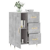 vidaXL Sideboard Betongrau 69,5x34x90 cm Holzwerkstoff