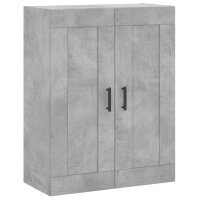 vidaXL Wandschrank Betongrau 69,5x34x90 cm Holzwerkstoff