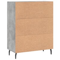 vidaXL Sideboard Betongrau 69,5x34x90 cm Holzwerkstoff