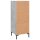 vidaXL Sideboard Betongrau 34,5x34x90 cm Holzwerkstoff